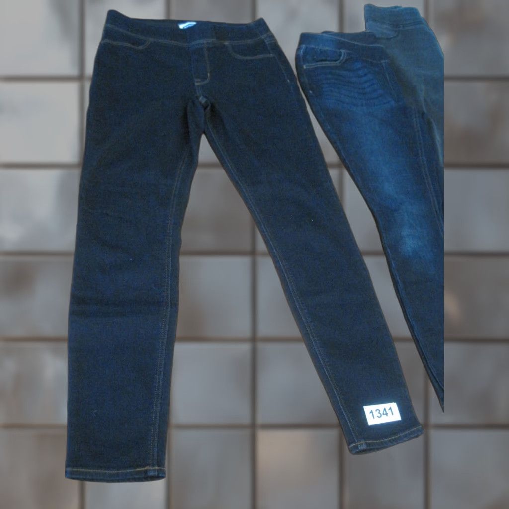 Old Navy Jeggings Rockstar Skinny Jeans Pull On 3 Pairs Women Size 8 Blue Denim Stretch Pocket Pockets Modern Regular