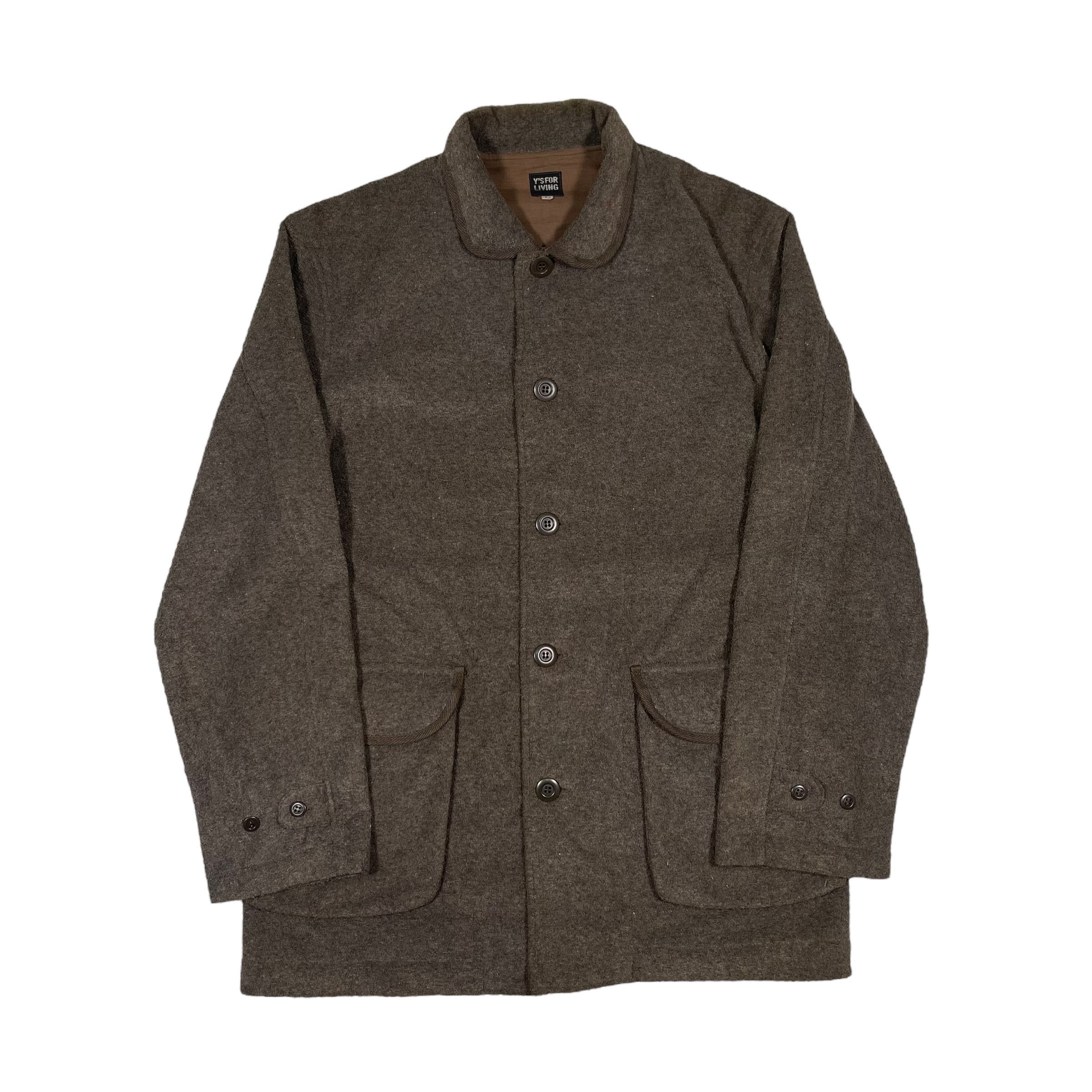 Yohji Yamamoto Ys 1980s Wool Mohair Fleece Oversize Jacket