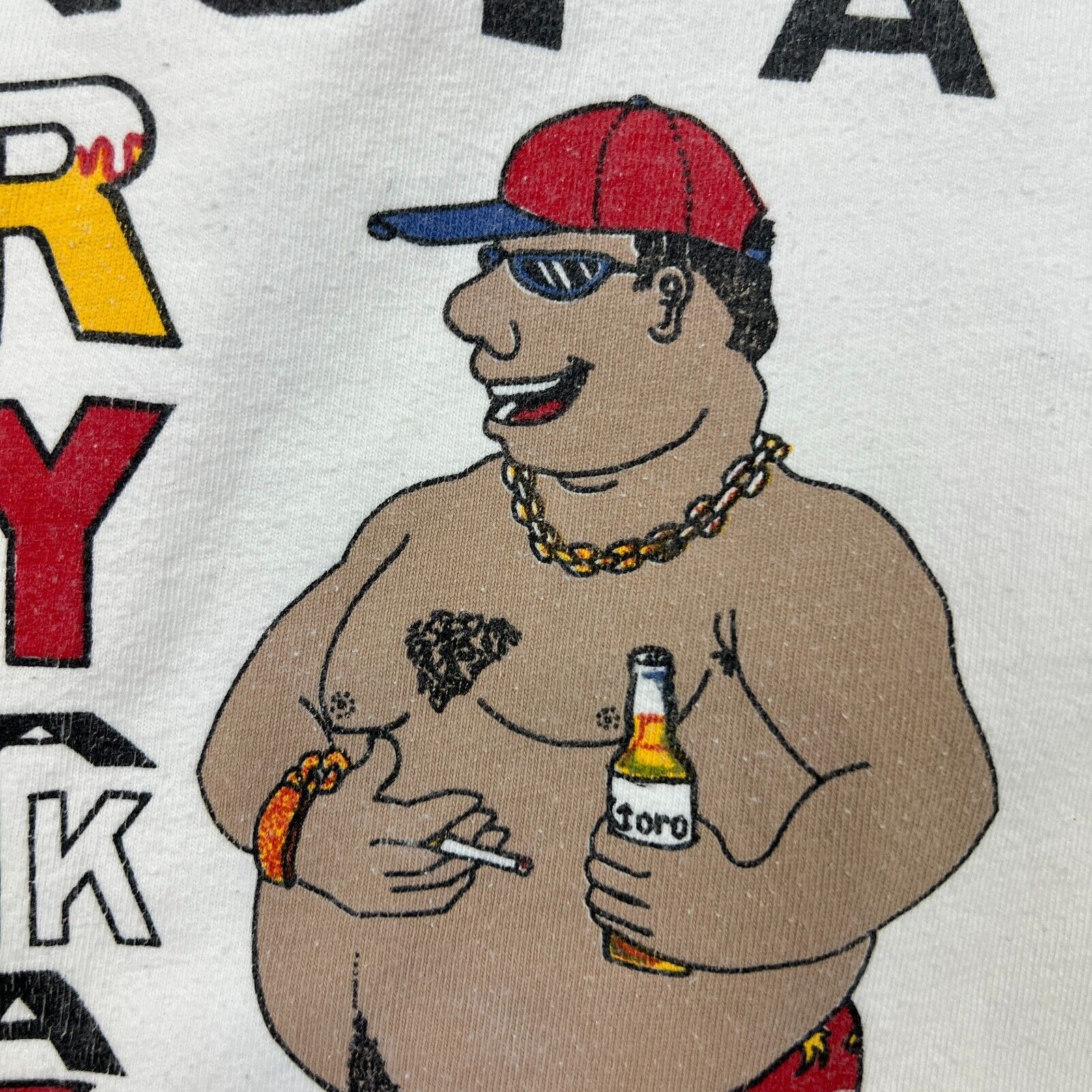 Vintage 90s It's Not a Beer Belly Sex Machine T Shirt XL Funny Tee Size US XL / EU 56 / 4 - 3 Thumbnail