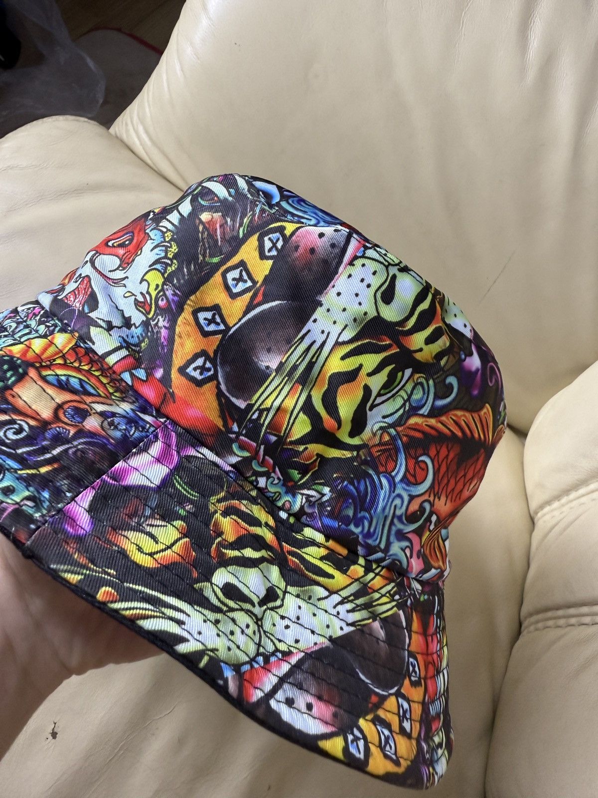 Other Reversible Bucket Hat Ed Hardy Style Size ONE SIZE - 6 Thumbnail