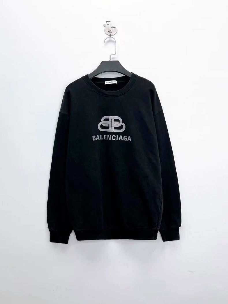 Balenciaga Balenciaga Black washing to make old double B-lock letter Size US S / EU 44-46 / 1 - 1 Thumbnail