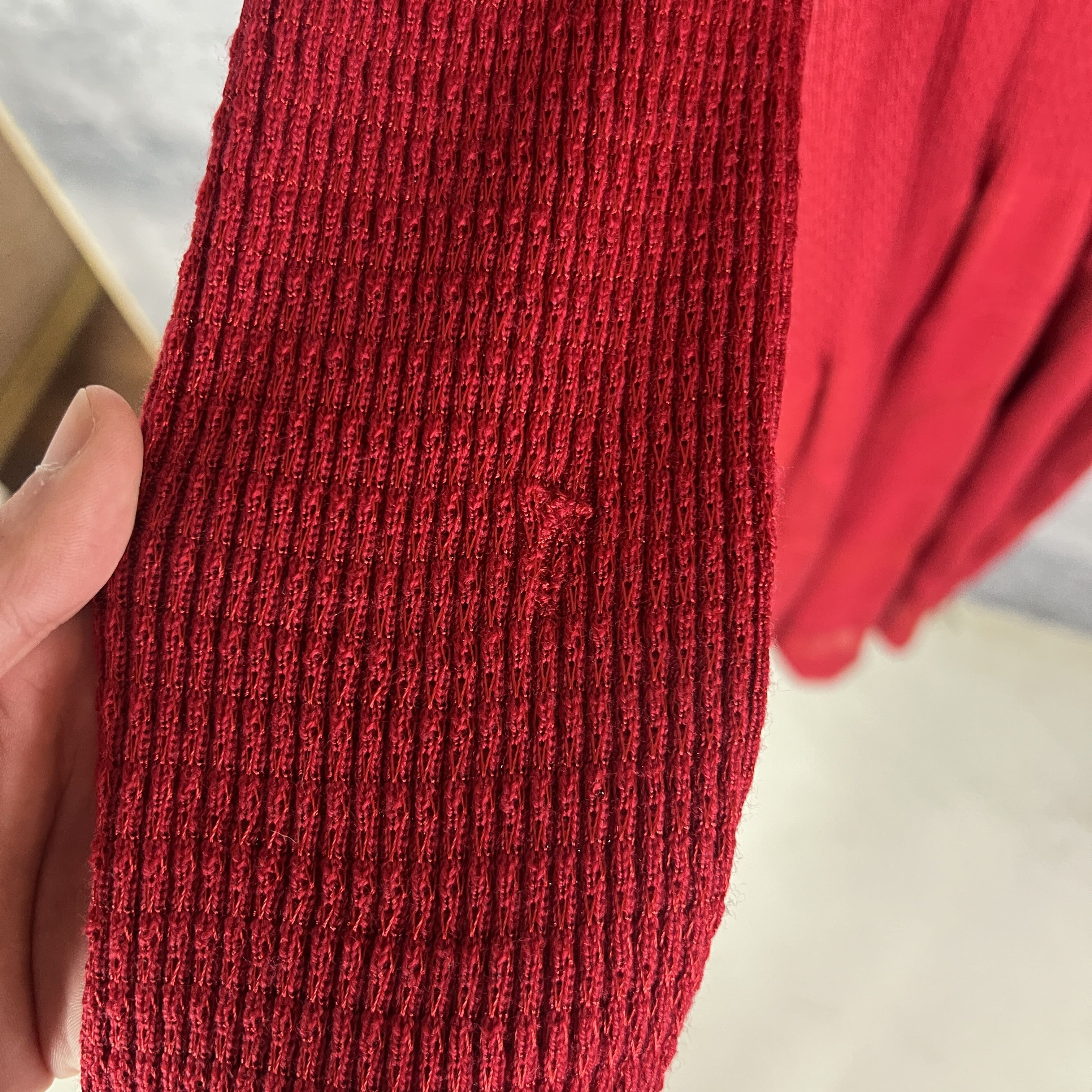 Missoni Missoni Dress Women's Size 48 Red Long Sleeve Size XL / US 12-14 / IT 48-50 - 7 Thumbnail