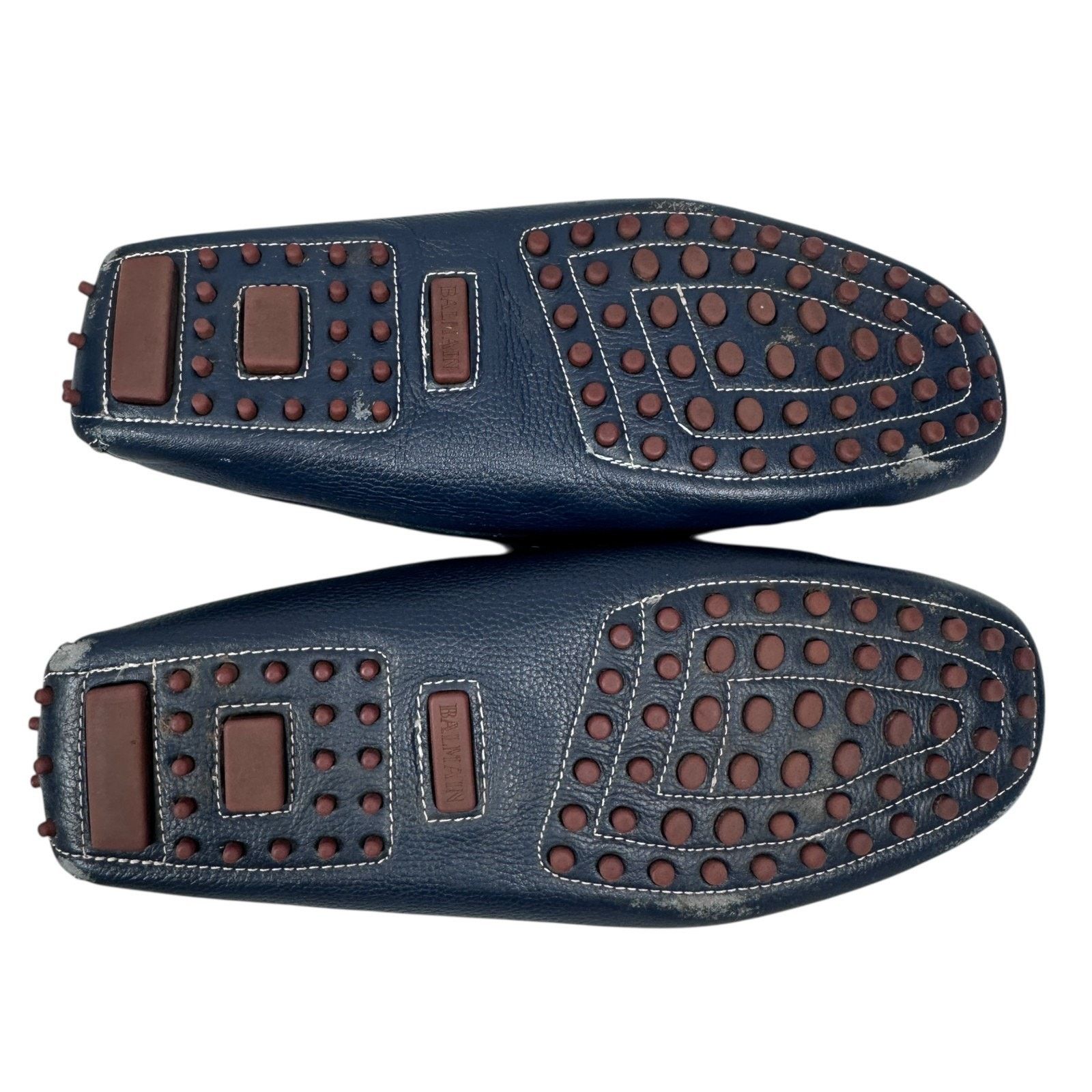 Balmain Balmain Paris Penny Loafer Men 44 US 11 Blue Casual Slip-On Size US 11 / EU 44 - 5 Thumbnail