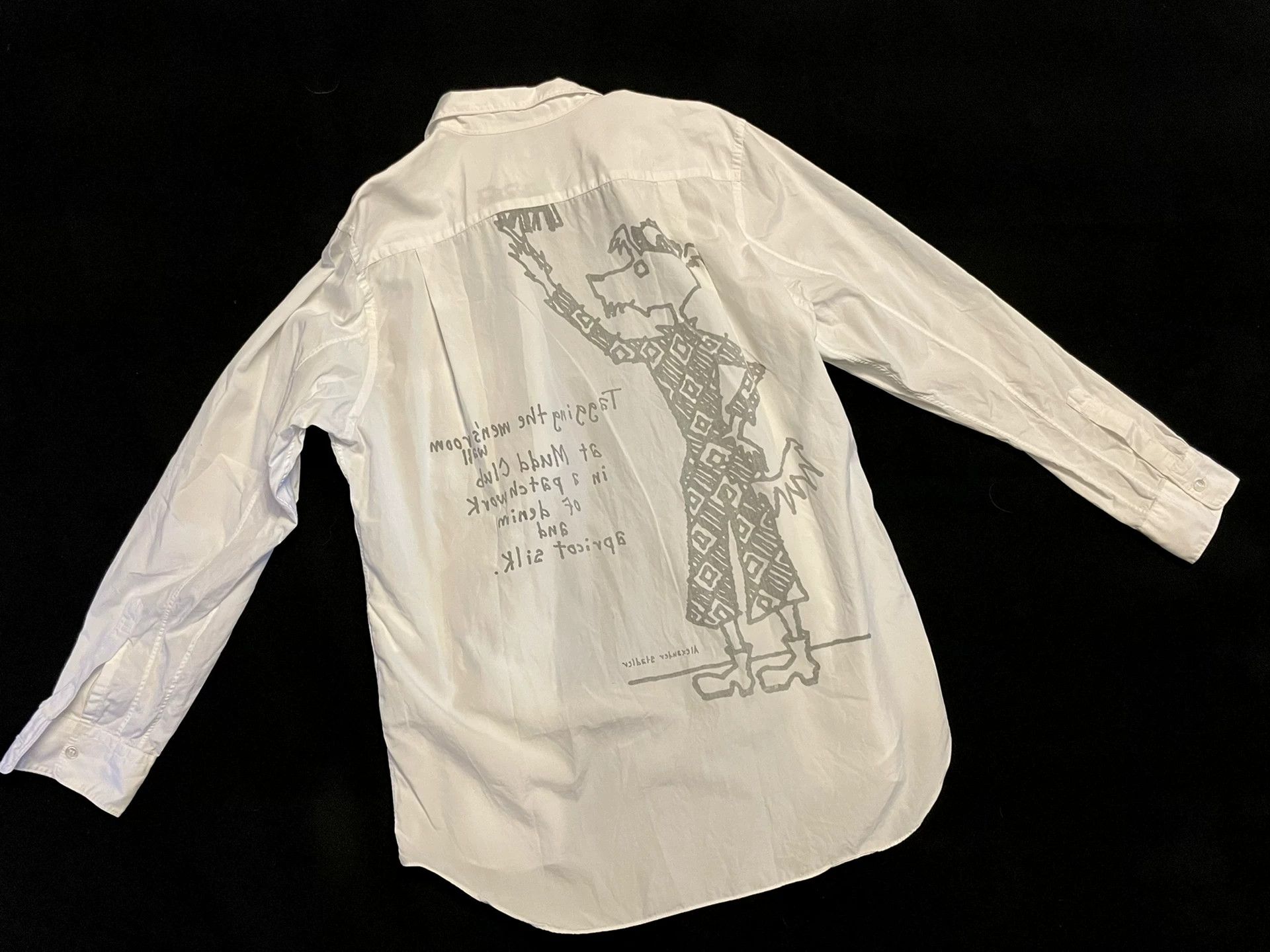 Comme des Garcons CDG Homme Plus 2004ss Reversible Graffiti Utility Shirt Size US S / EU 44-46 / 1 - 6 Thumbnail