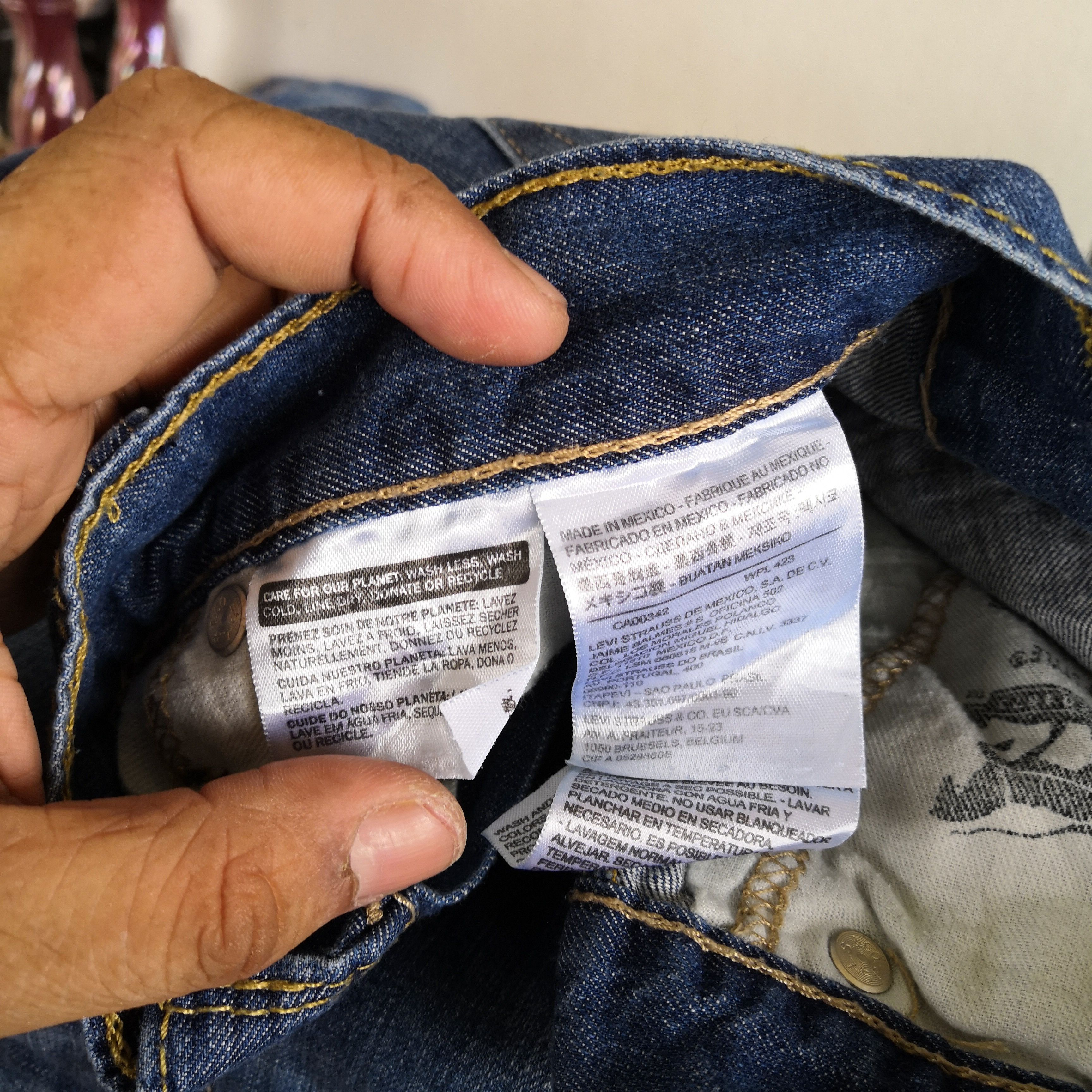 Levi's Vintage Levis 514 Denim Blue Levi's Faded Jeans Pants Size 28" / US 6 / IT 42 - 6 Thumbnail