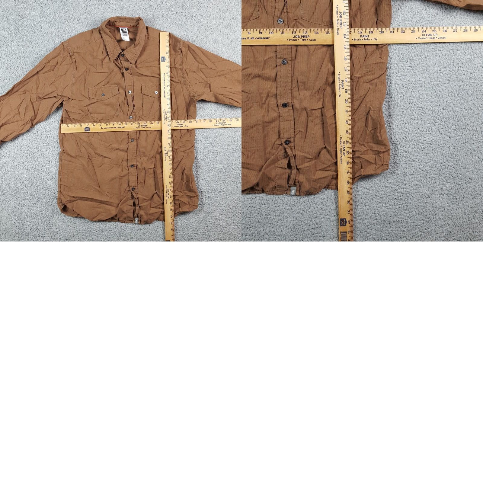 The North Face VINTAGE The North Face Men's Shirt Casual Outdoor Hiking Button-Up L Brown Striped 90s Size US L / EU 52-54 / 3 - 8 Thumbnail