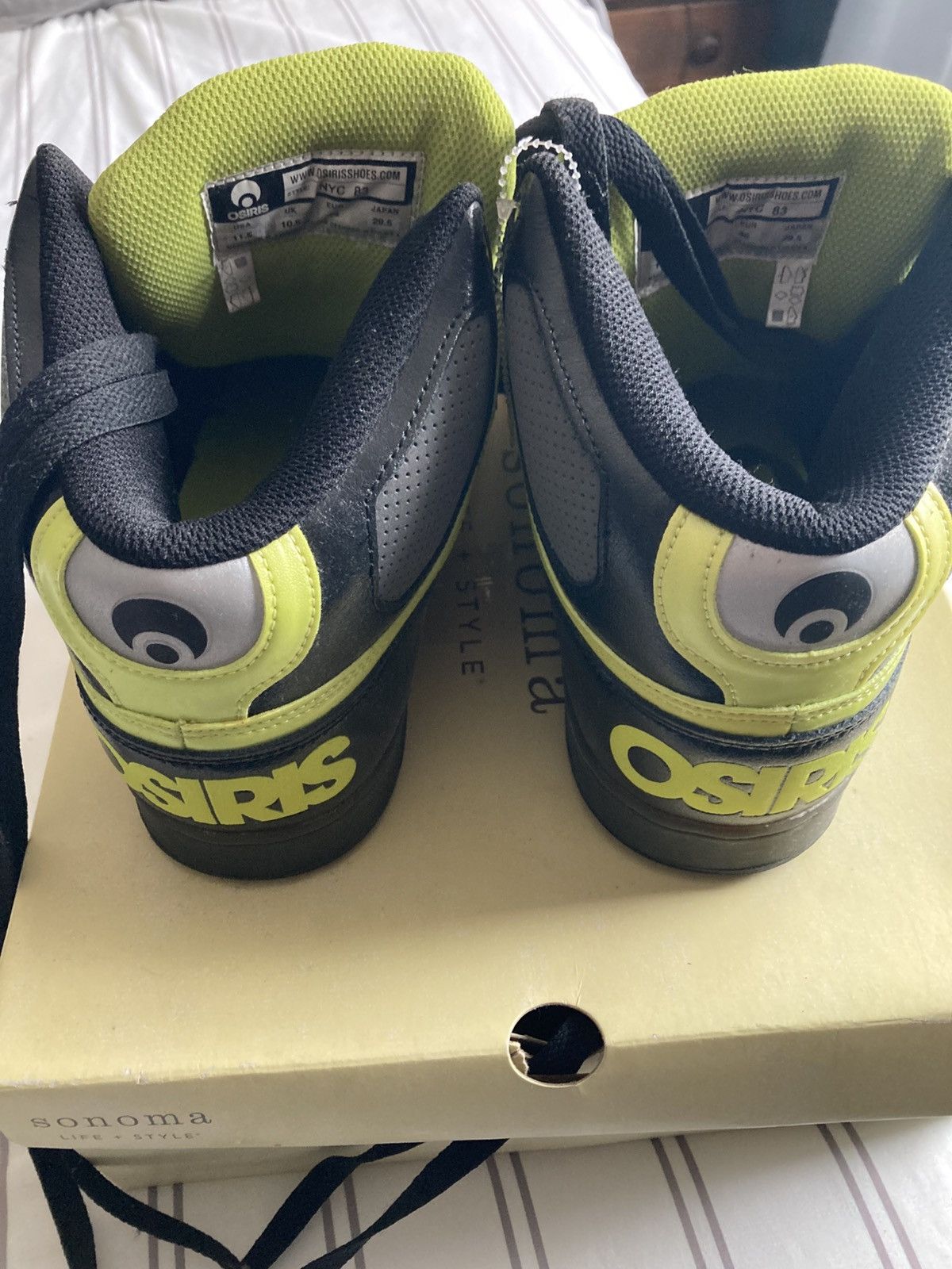 Osiris Osiris NYC 83 Neon Green Size US 11.5 / EU 44-45 - 3 Thumbnail