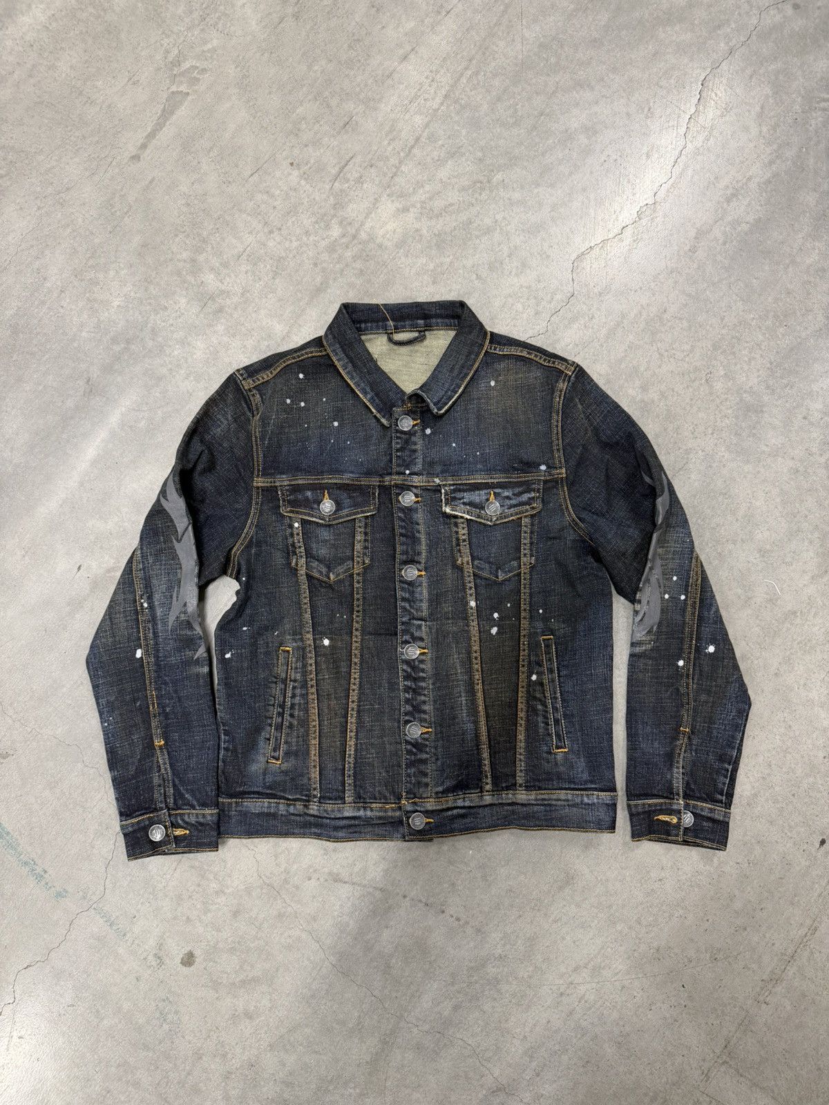 Kim Krueger Kim Krueger Navy Blue Denim Jacket Size US L / EU 52-54 / 3 - 2 Thumbnail