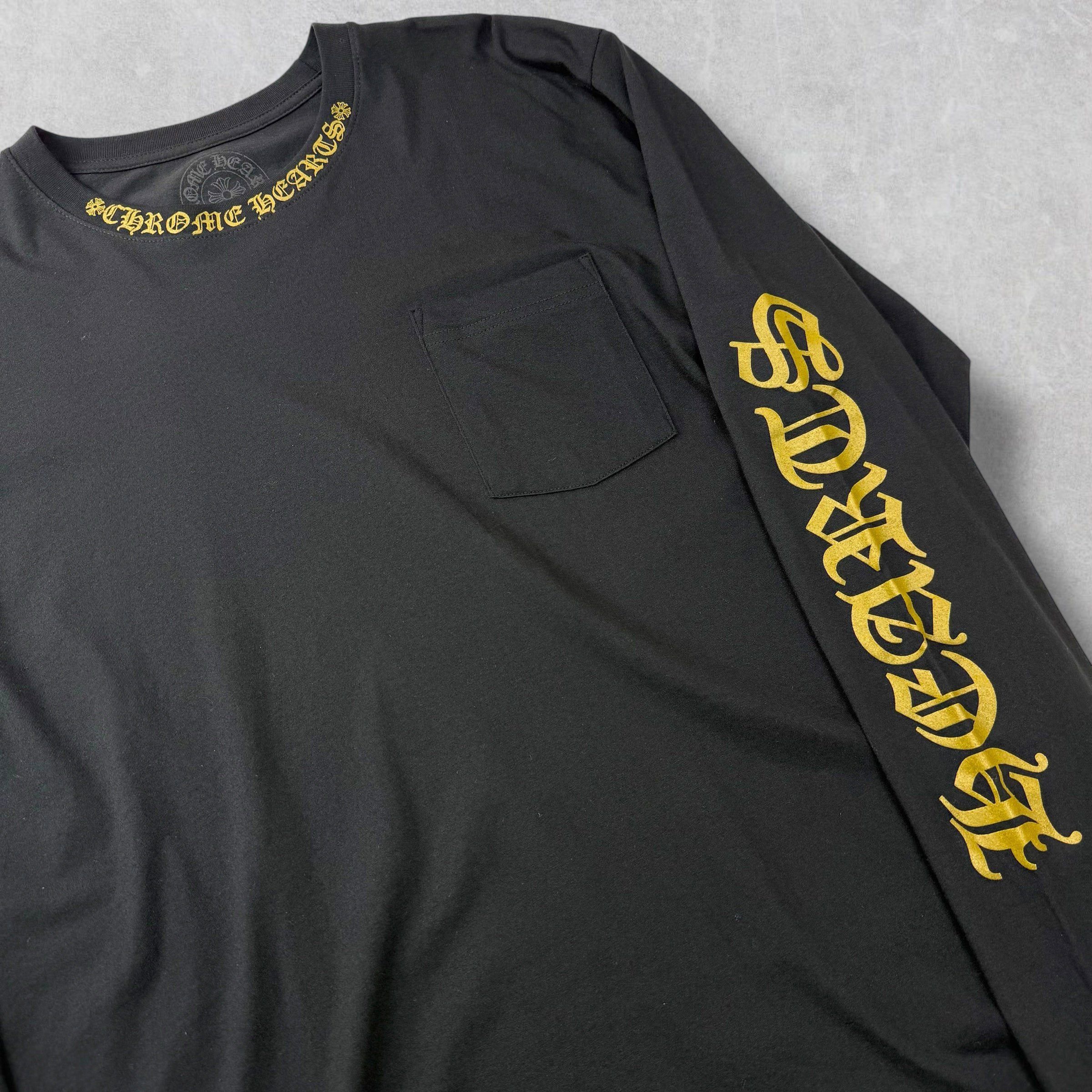 Chrome Hearts Chrome Hearts Olive Neck Logo L/S XL Size US XL / EU 56 / 4 - 3 Thumbnail