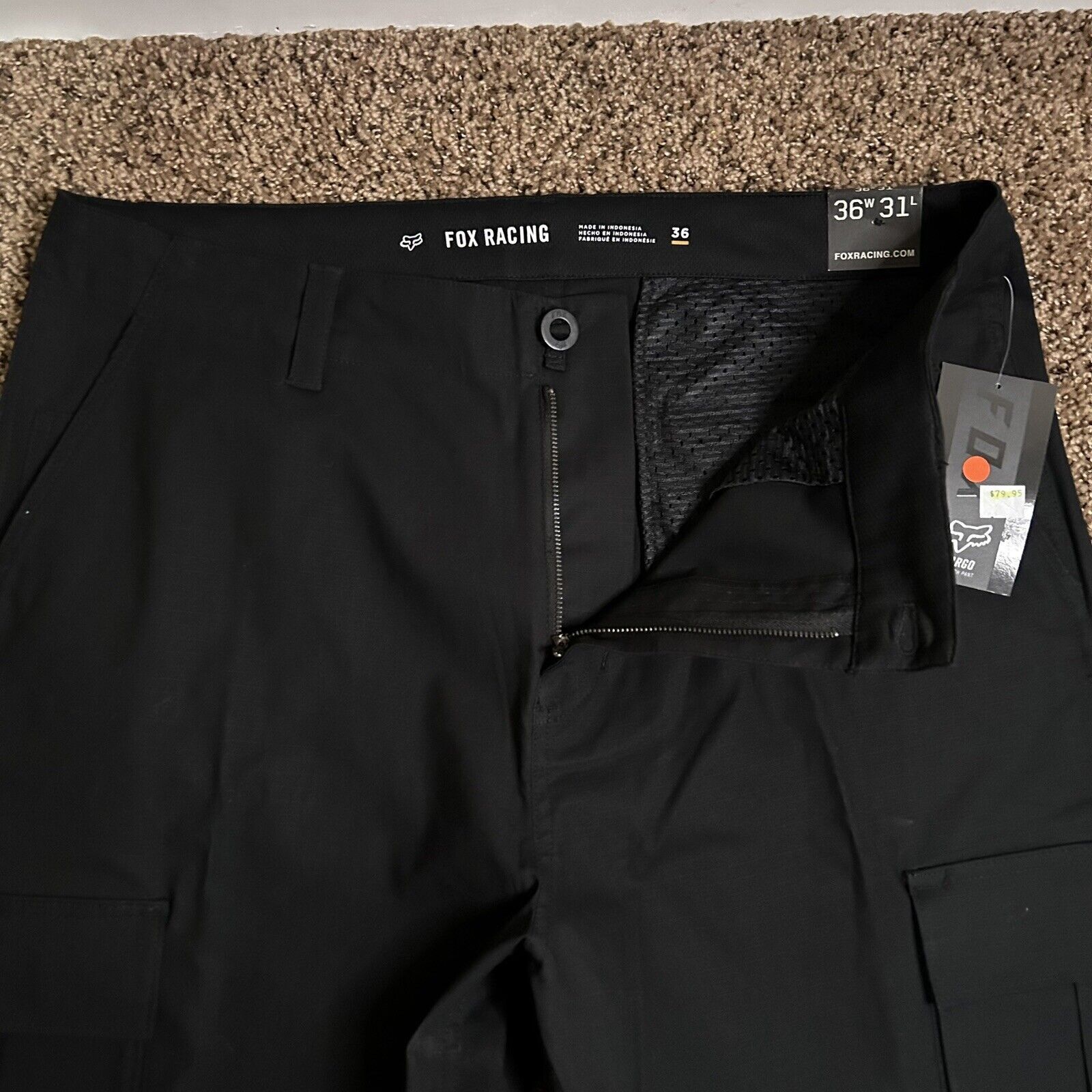 Fox Racing Fox Racing Recon Stretch Cargo Pants - Black Size 36W 31L Size US 36 / EU 52 - 6 Thumbnail