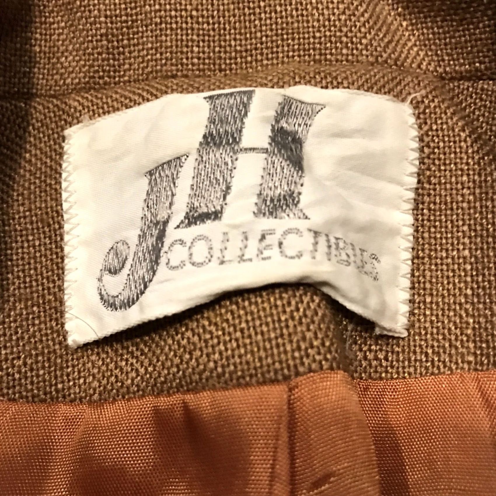 Vintage VTG JH Collectibles Sz 10/11 Brown Long Sleeve Womens Suit Blazer A14 Size L / US 10 / IT 46 - 3 Thumbnail