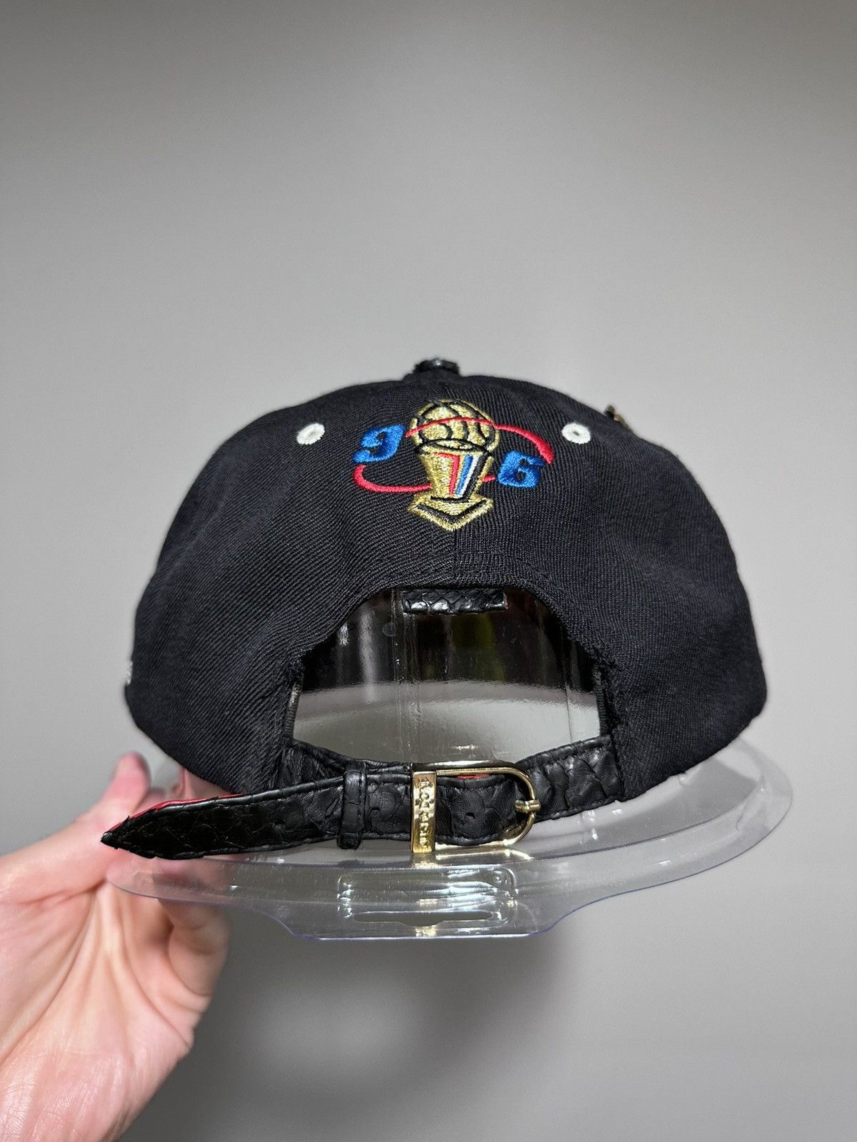 Just Don × Mitchell & Ness × Rsvp Gallery Just Don x Mitchell & Ness NBA Chicago Bulls ‘96 Black Hat Size ONE SIZE - 11 Thumbnail