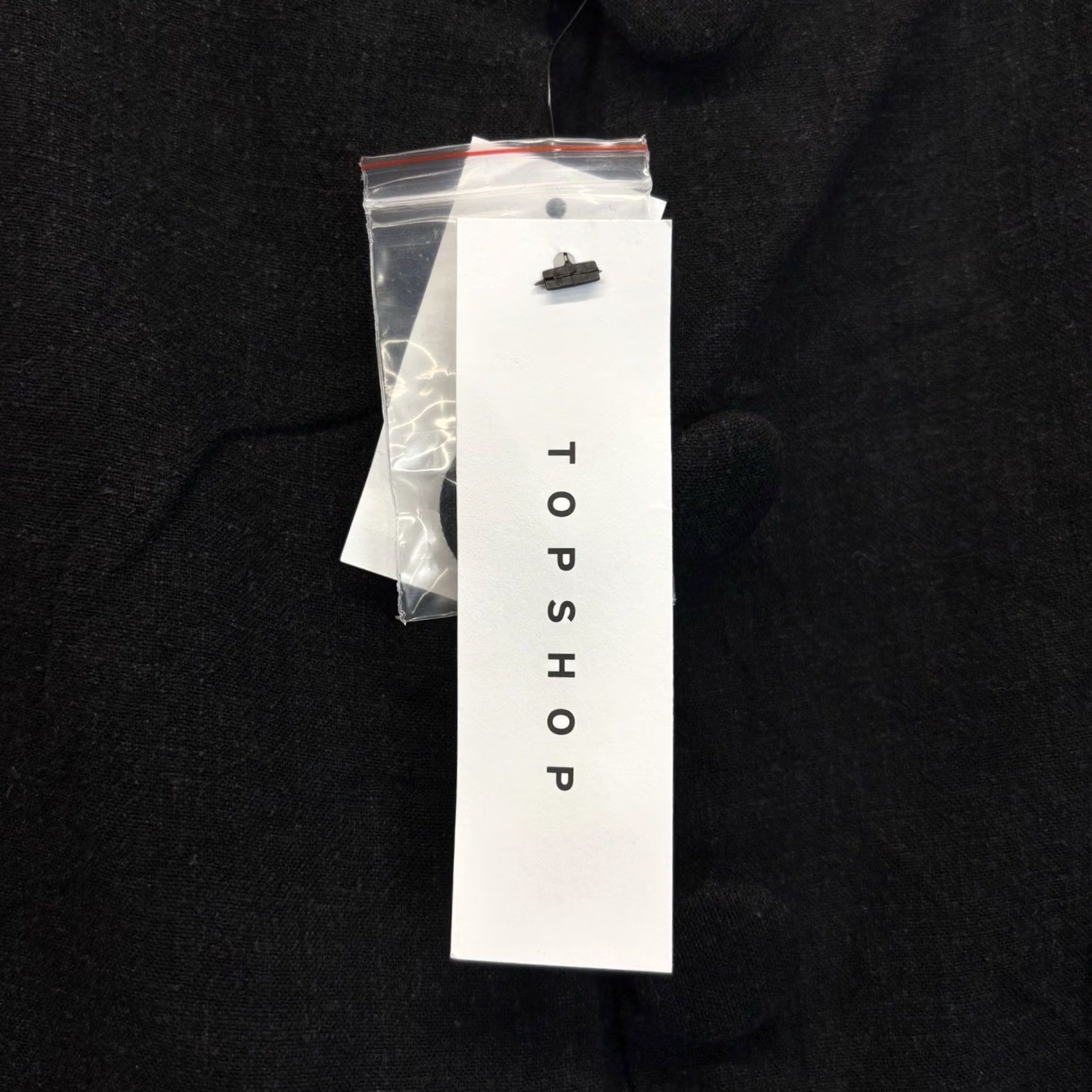 Topshop Topshop Romper Black Button Front Linen Blend Sleeveless Playsuit UK12 / 12 Women Regular Summer Spring Autumn Casual Party/Cocktail Travel Womens Size 34" / US 12 / IT 48 - 3 Thumbnail