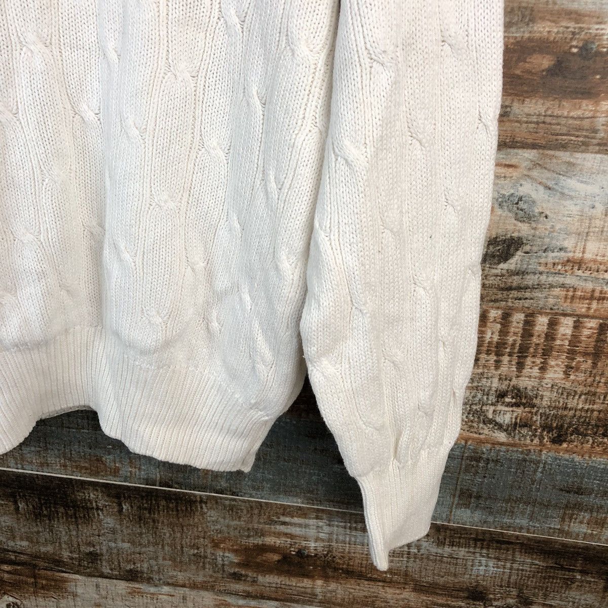 Vintage DL NPL White vintage sweatshirt Knitwear #C560 Size US L / EU 52-54 / 3 - 14 Thumbnail