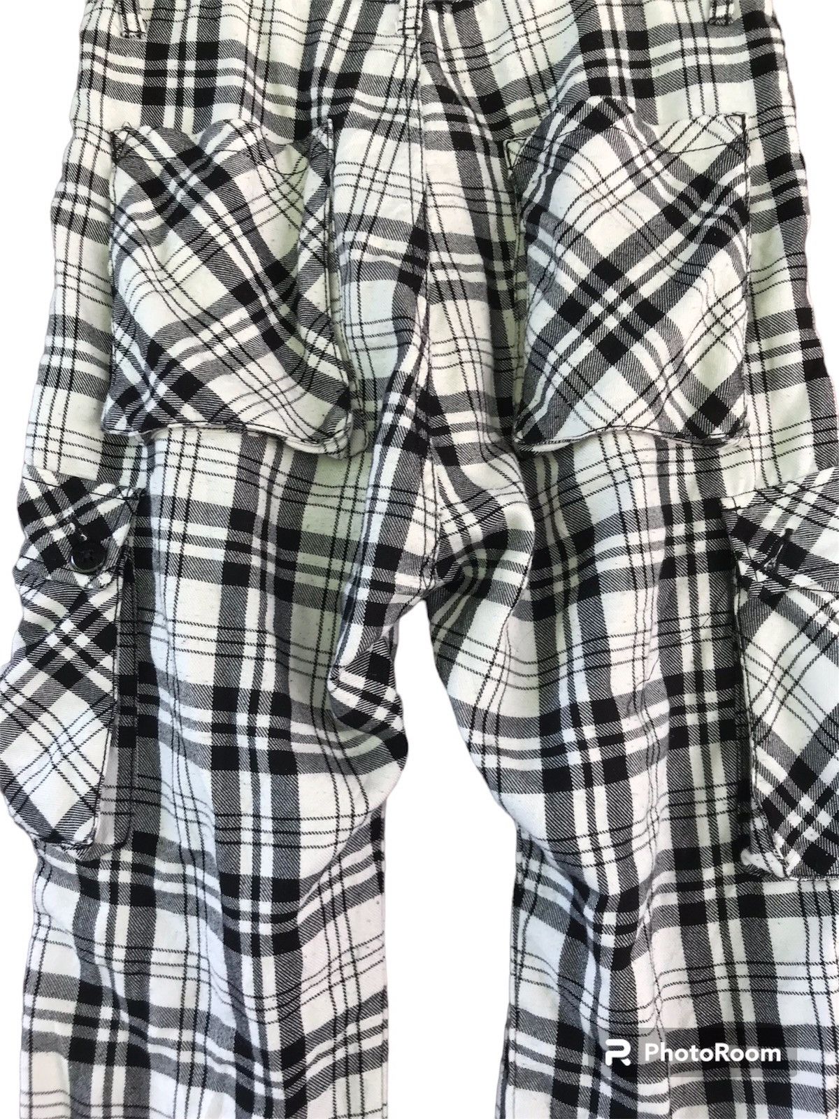 Japanese Brand Dominate Handcrafted Jeans Stripes Multipockets Pants Size US 30 / EU 46 - 3 Thumbnail