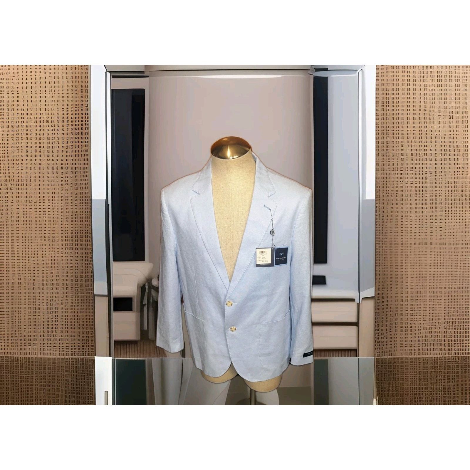 Tailorbyrd Tailorbyrd Collection Light Blue Blazer Jacket Size 44R Size 44R - 11 Thumbnail