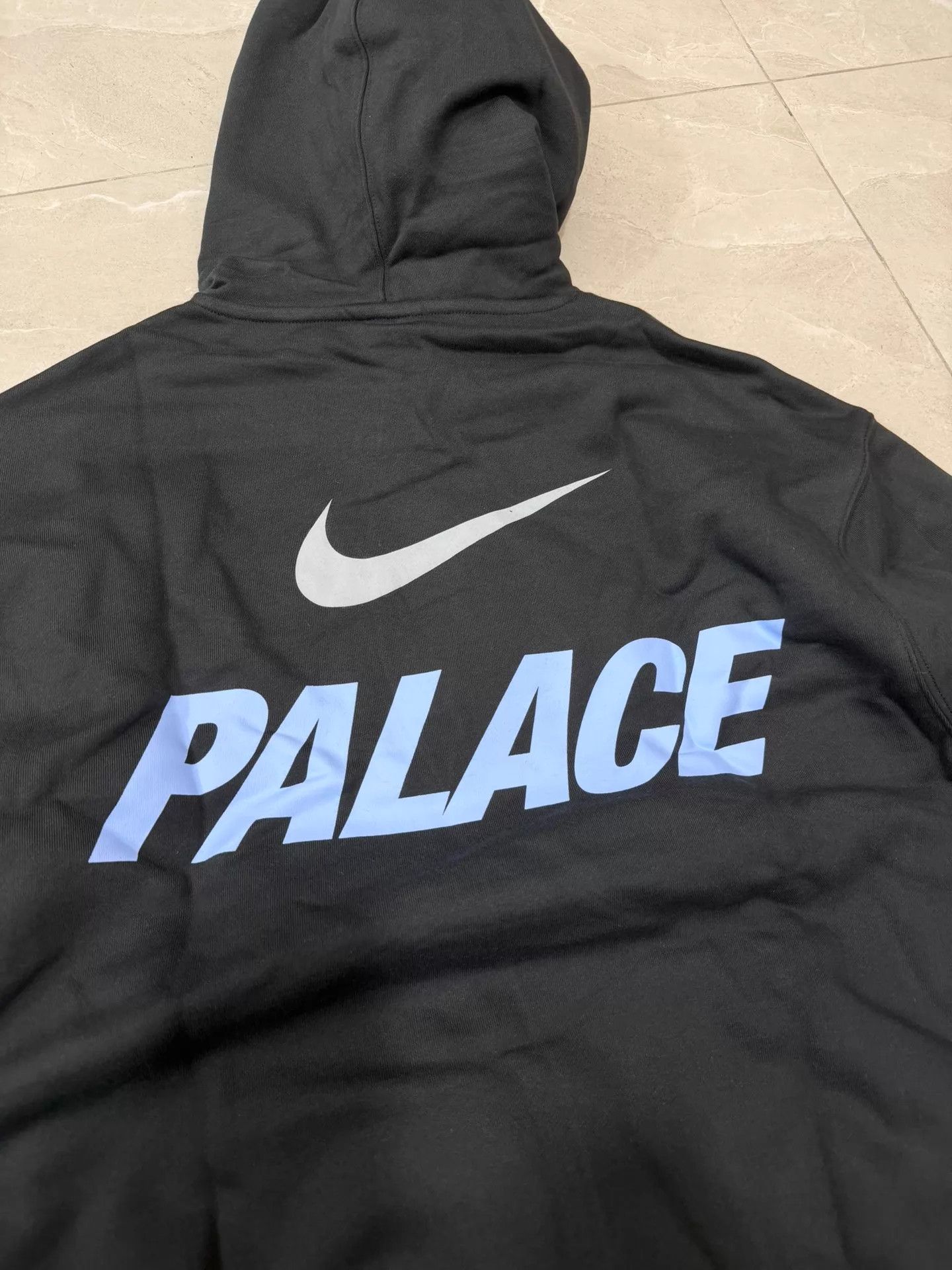 Nike PALACE x Nike SS26DROP10 FONTSWOOSH Hoodie Black L Size US L / EU 52-54 / 3 - 5 Thumbnail