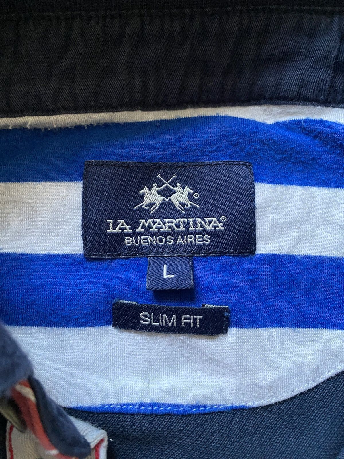 La Martina La Martina Portofino Polo T-Shirt Size L Men’s Short Sleeve Size US L / EU 52-54 / 3 - 3 Thumbnail