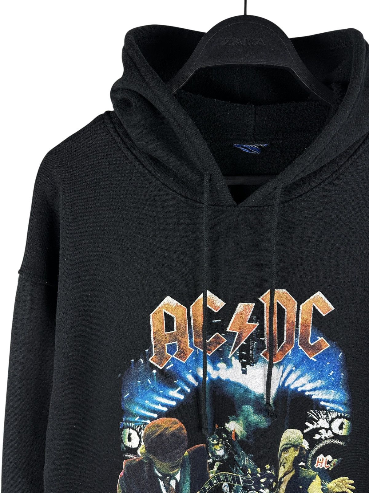 AC/DC Vintage AC/DC Black Ice Double Sided Graphic Band Hoodie Size US XL / EU 56 / 4 - 2 Thumbnail