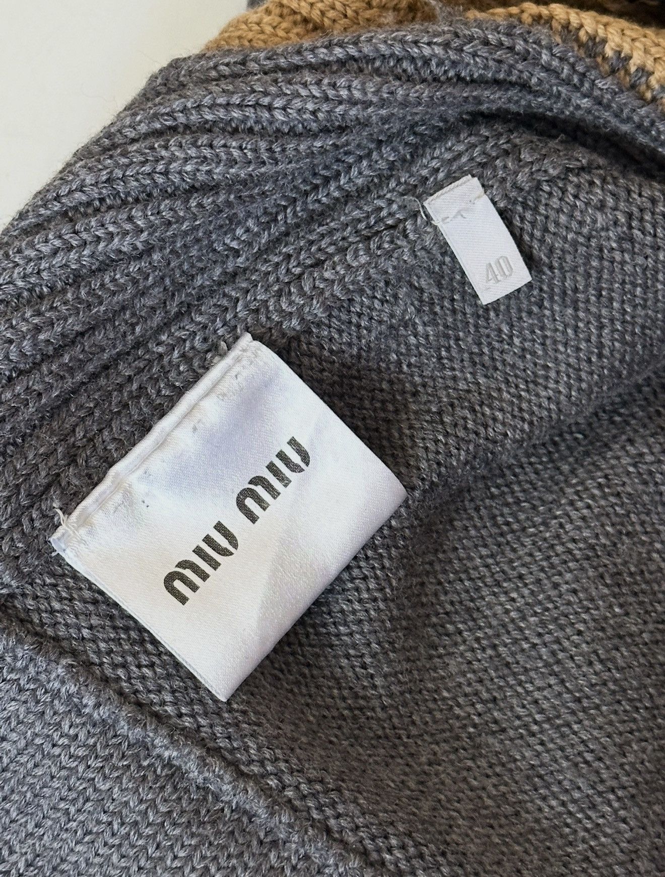 Miu Miu MIU MIU SS 2015 Inside Out Knit Slim Wool Sweater prada Size US S / EU 44-46 / 1 - 10 Thumbnail