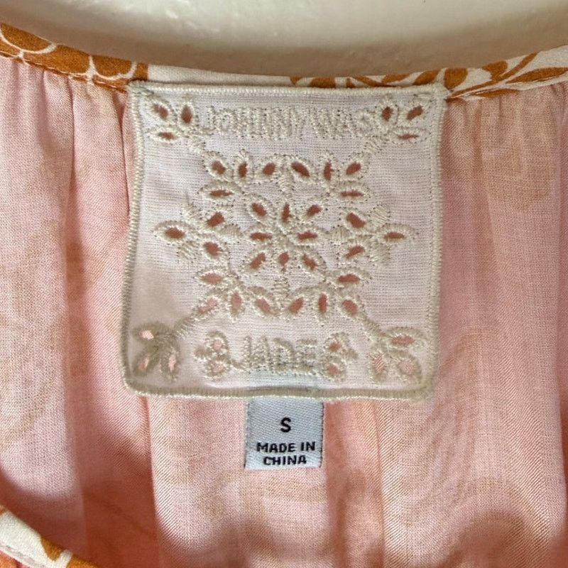 Johnny Was Johnny Was Waimea Mixed Print Peasant Top - Sc Size S / US 4 / IT 40 - 4 Thumbnail