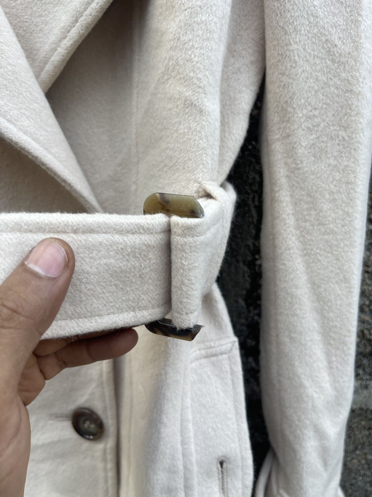 ABAHOUSE × Japanese Brand JAPANESE ABAHOUSE WOOL LONG COAT Size S / US 4 / IT 40 - 3 Thumbnail