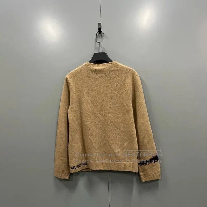 Valentino Valentino Spring Autumn Khaki Wool Sweater . Size S / US 4 / IT 40 - 2 Thumbnail