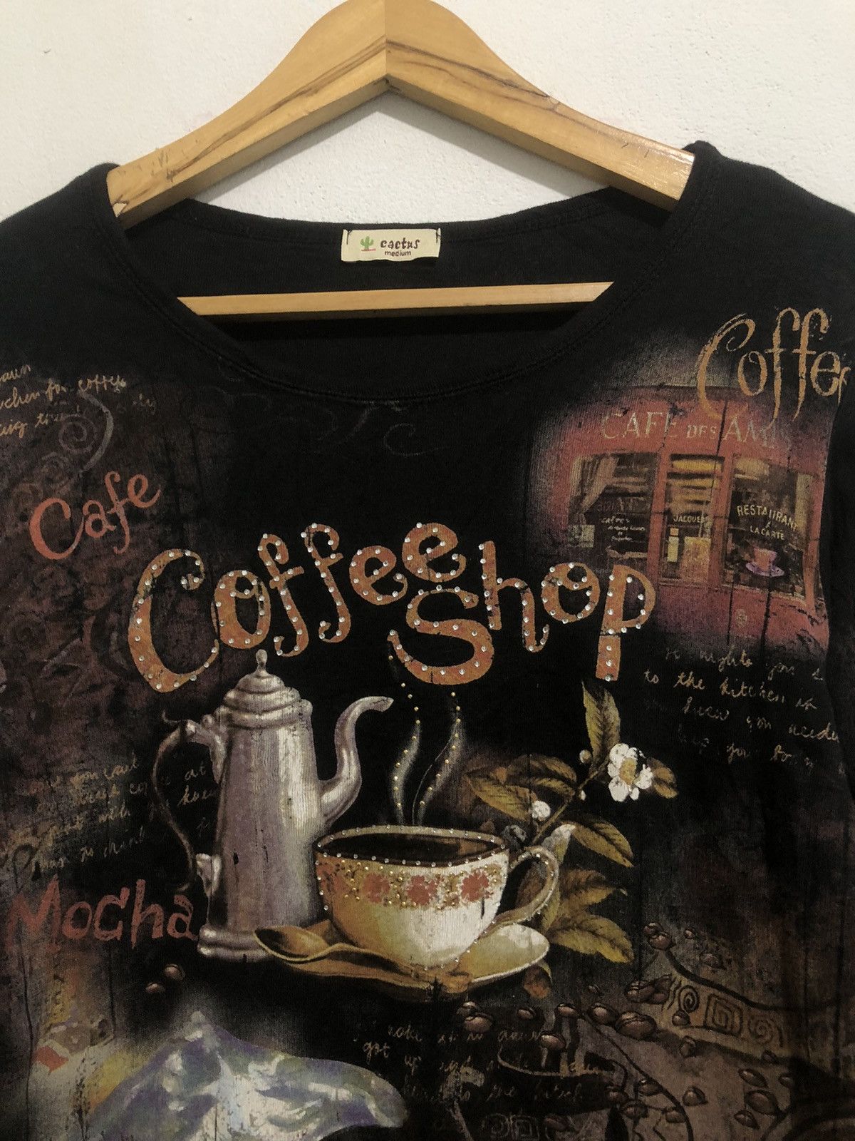 Beauty Beast Japan Gothic Poem Coffe Shop Art Full Print LongSlevee Size US M / EU 48-50 / 2 - 6 Thumbnail