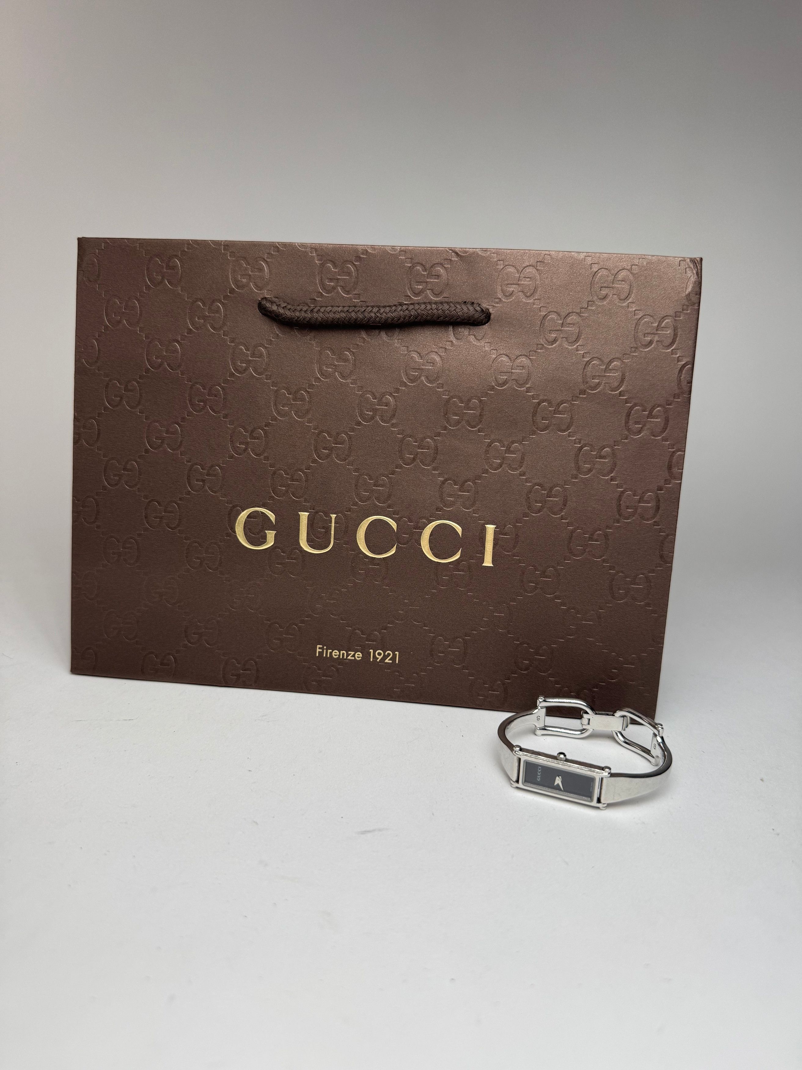 Gucci Vintage Horsebit Steel Watch Silver Size ONE SIZE - 1 Thumbnail