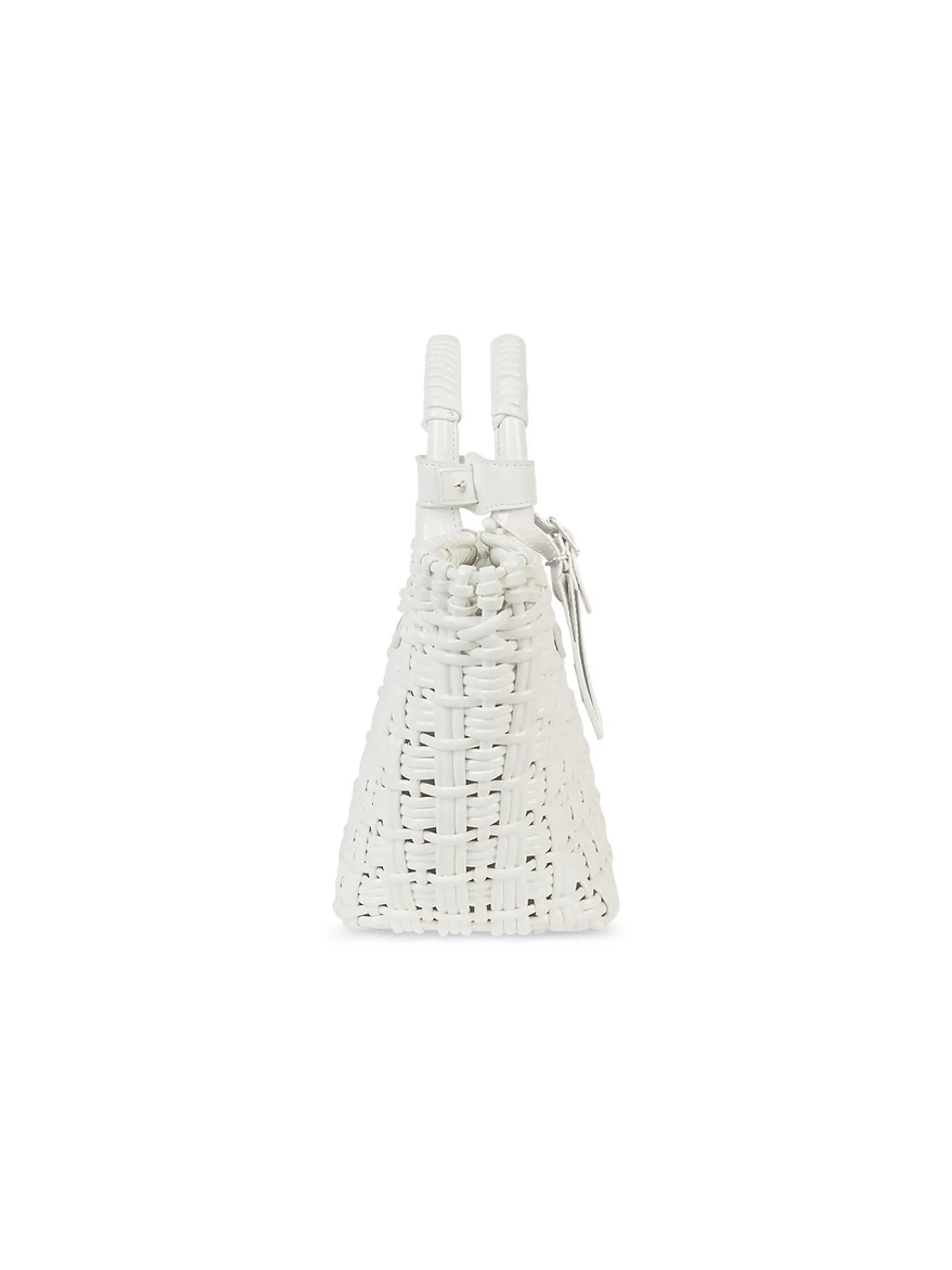 Balenciaga o1s1rm0825 Size: OS / Bistro XS Basket With Strap in White Size ONE SIZE - 2 Thumbnail