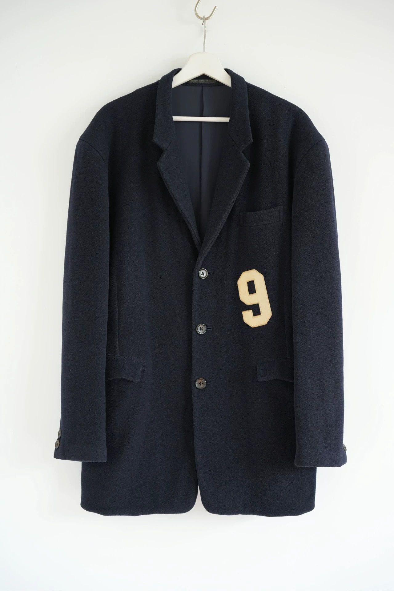 Yohji Yamamoto Yohji Yamamoto 87AW Pour Homme Wool No.9 Blazer Size US M / EU 48-50 / 2 - 1 Thumbnail