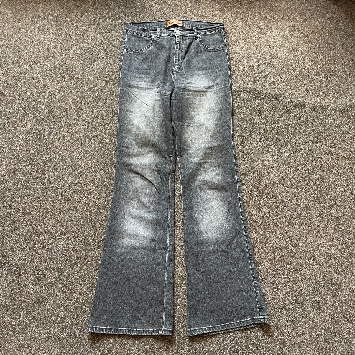 Vintage Vintage Y2K Faded Flare Jeans Bootcut Distressed Skate 31 Size 31" - 9 Thumbnail