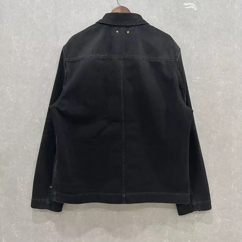 Louis Vuitton Louis Vuitton Washed Worn Solid Logo Lapel Casual Long-Sle Size US L / EU 52-54 / 3 - 2 Thumbnail