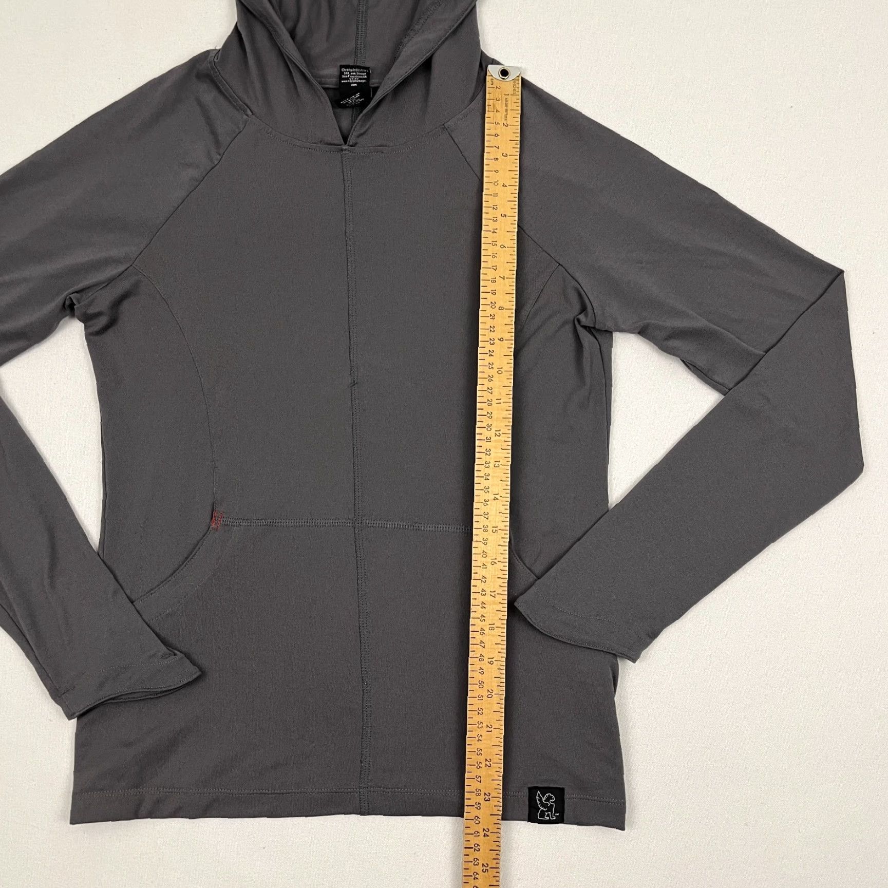 Industrie Chrome Industries Hoodie Women M Gray Athletic Lightweight Pockets Pullover Jacket Size M / US 6-8 / IT 42-44 - 4 Thumbnail
