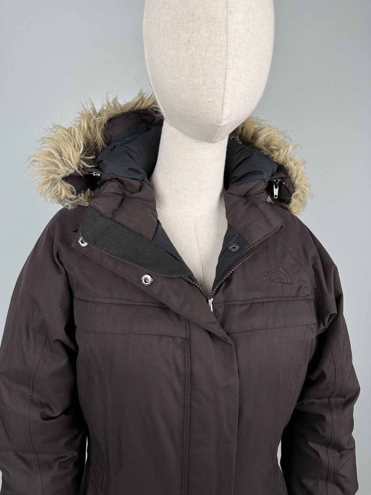 The North Face The North Face Puffer Parka Jacket Fur Trim Hooded Size S / US 4 / IT 40 - 3 Thumbnail