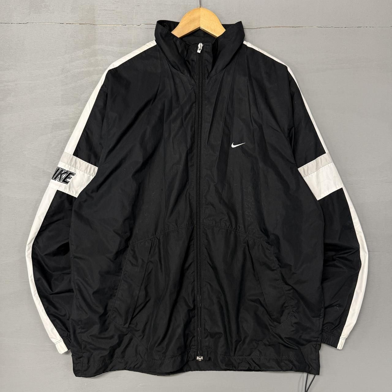 Nike Vintage Nike Y2K Zip Up Windbreaker Two Tone Jacket Size XL Size US XL / EU 56 / 4 - 1 Thumbnail