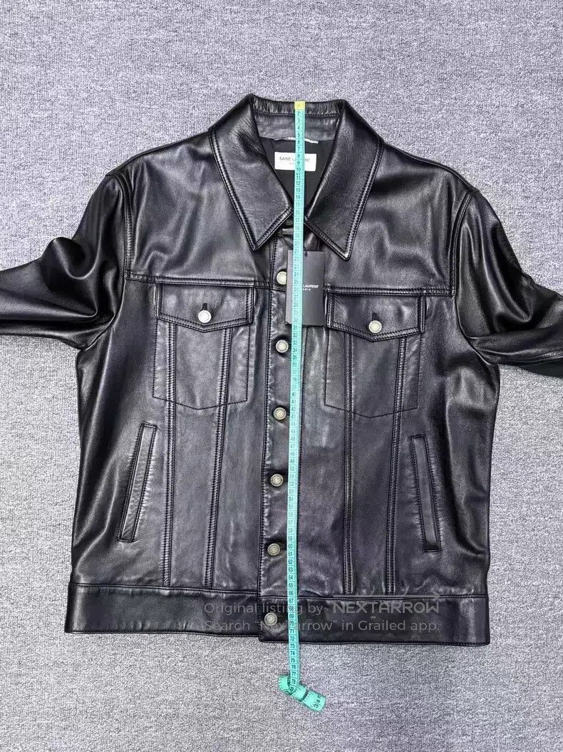 Saint Laurent Paris Saint Laurent Paris Sheepskin Biker Jacket Size US XXL / EU 58 / 5 - 7 Thumbnail