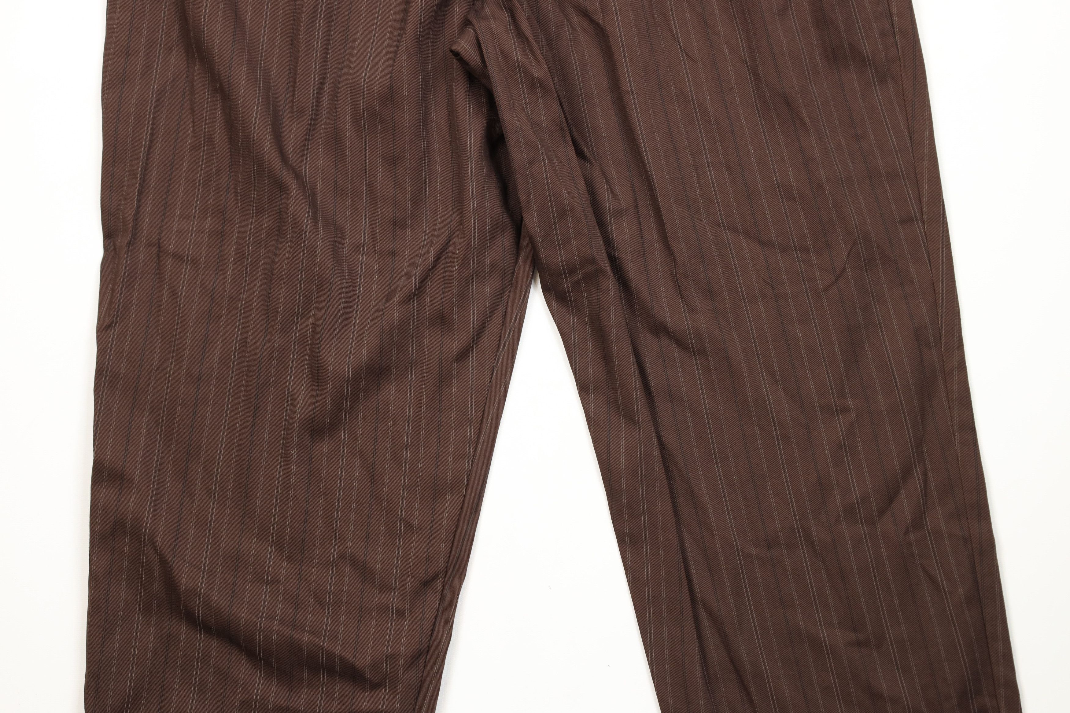 Vintage Vintage 90s Streetwear Striped High Waist Tapered Leg Pants Size 40" / US 18 - 11 Thumbnail