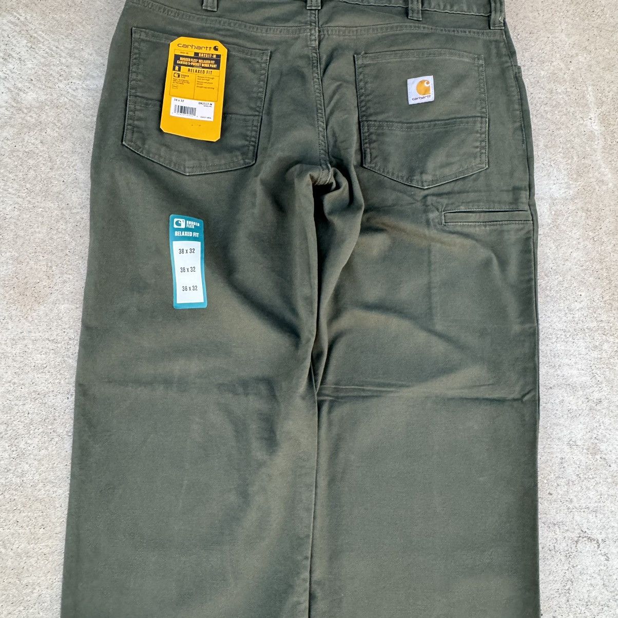 Carhartt × Dickies × JNCO Brand New Earth Tone Green Carhartt Carpenter Pants 38 Size US 38 / EU 54 - 11 Thumbnail