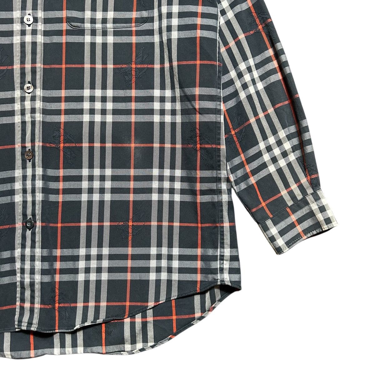 Burberry Vintage Burberrys Monogram Button Shirt Size M / US 6-8 / IT 42-44 - 6 Thumbnail