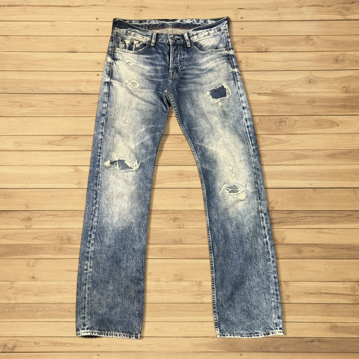 Ralph Lauren Vintage Polo Ralph Lauren Distressed Denim Size US 32 / EU 48 - 2 Thumbnail