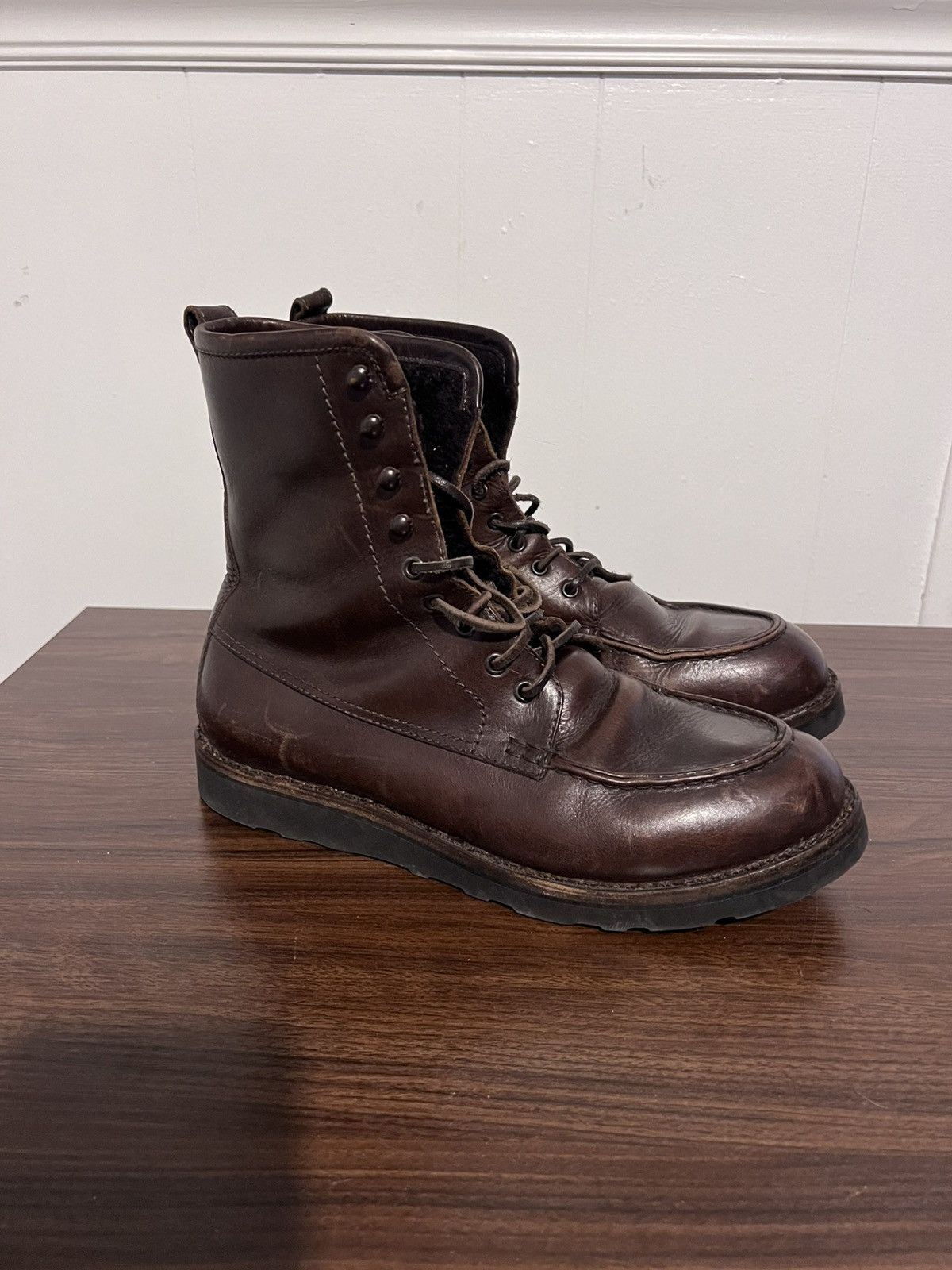 Bottega Veneta Vintage Bottega Hiking Boots Size US 12 / EU 45 - 1 Thumbnail