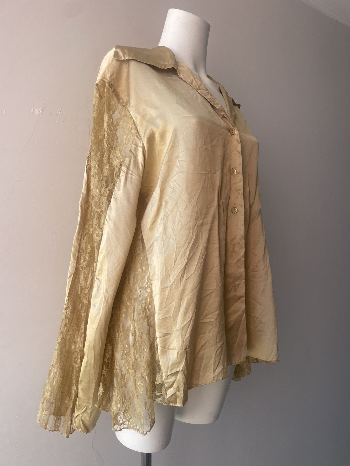 Vintage Derhy silk shirt Size L / US 10 / IT 46 - 10 Thumbnail