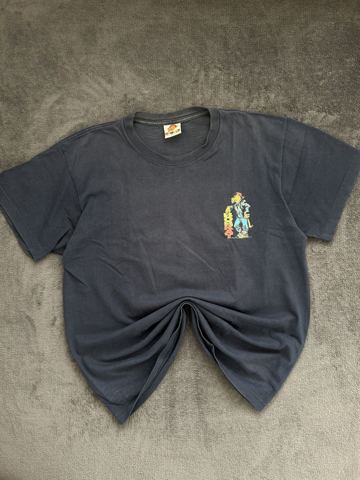 Vintage Hellcats Made in USA Boxy T Shirt Vintage 90’s Size US XL / EU 56 / 4 - 4 Thumbnail