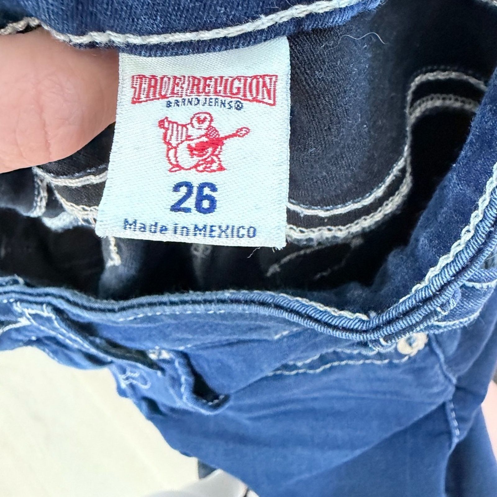 True Religion True Religion Halle Super T Skinny Fit Stretch Jeans.Size 26 Size 26" / US 2 / IT 38 - 13 Thumbnail