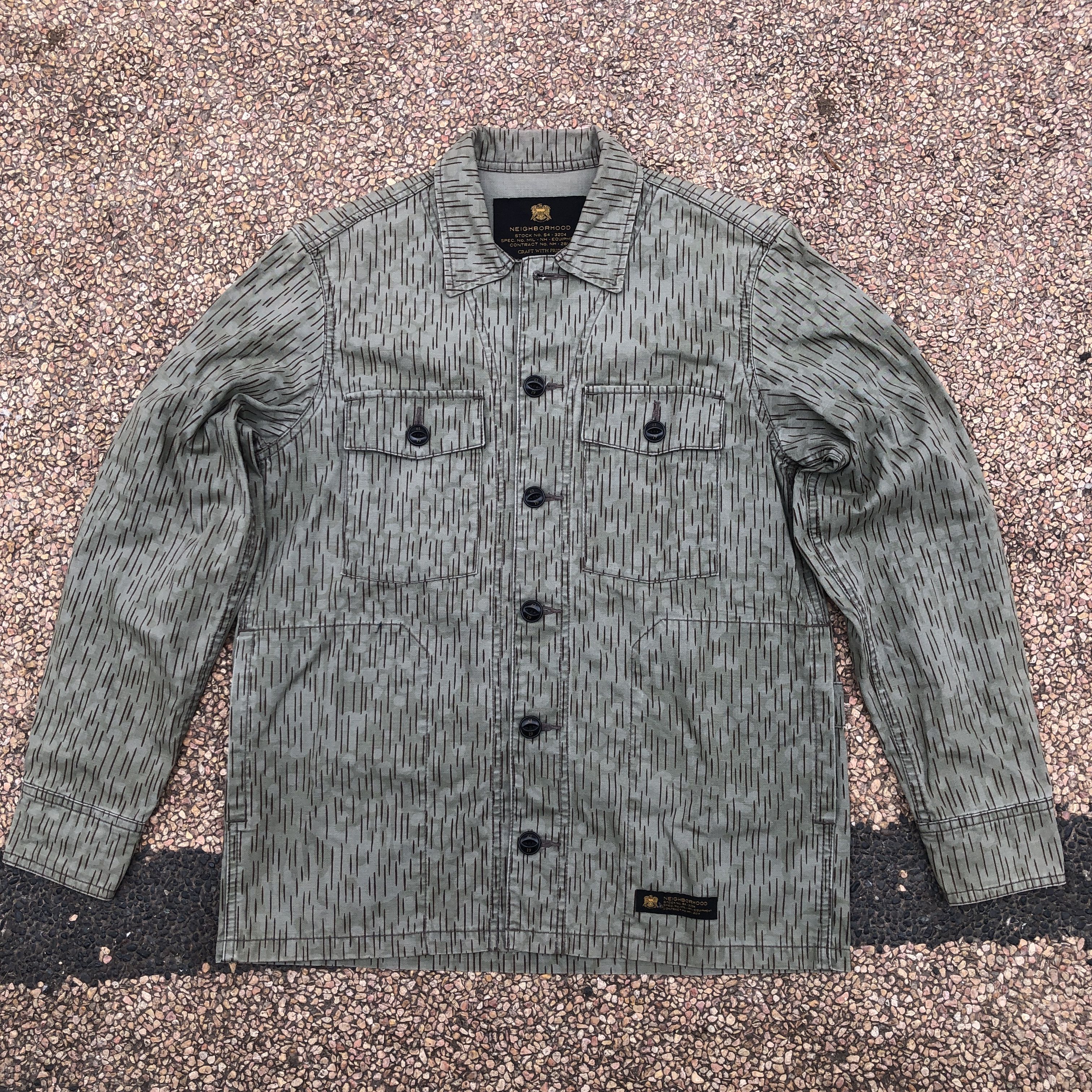 Neighborhood bdu camo jacket