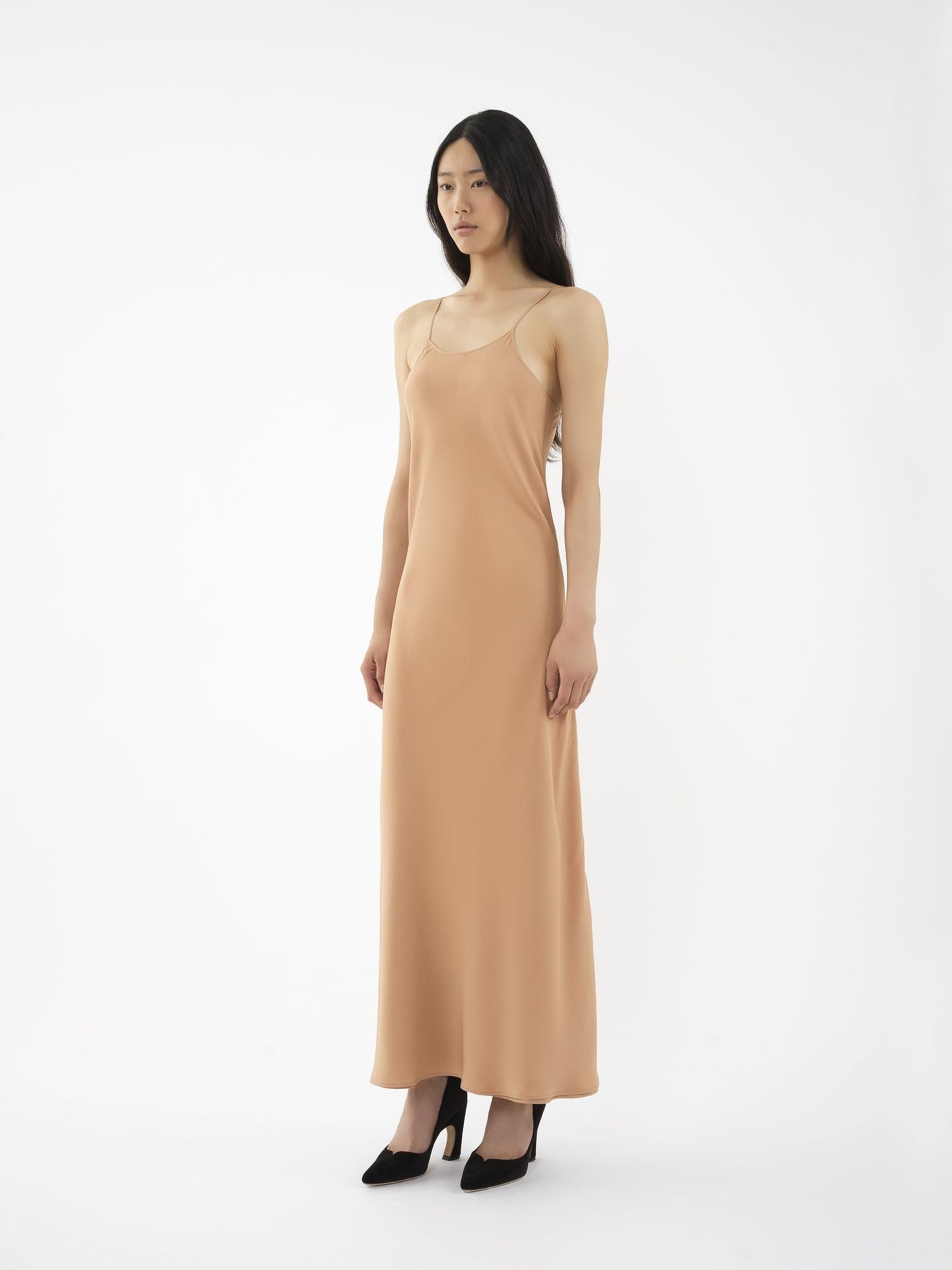 Chloe o1loc1c0325 CHC24 Dress in Camel Size L / US 10 / IT 46 - 3 Thumbnail