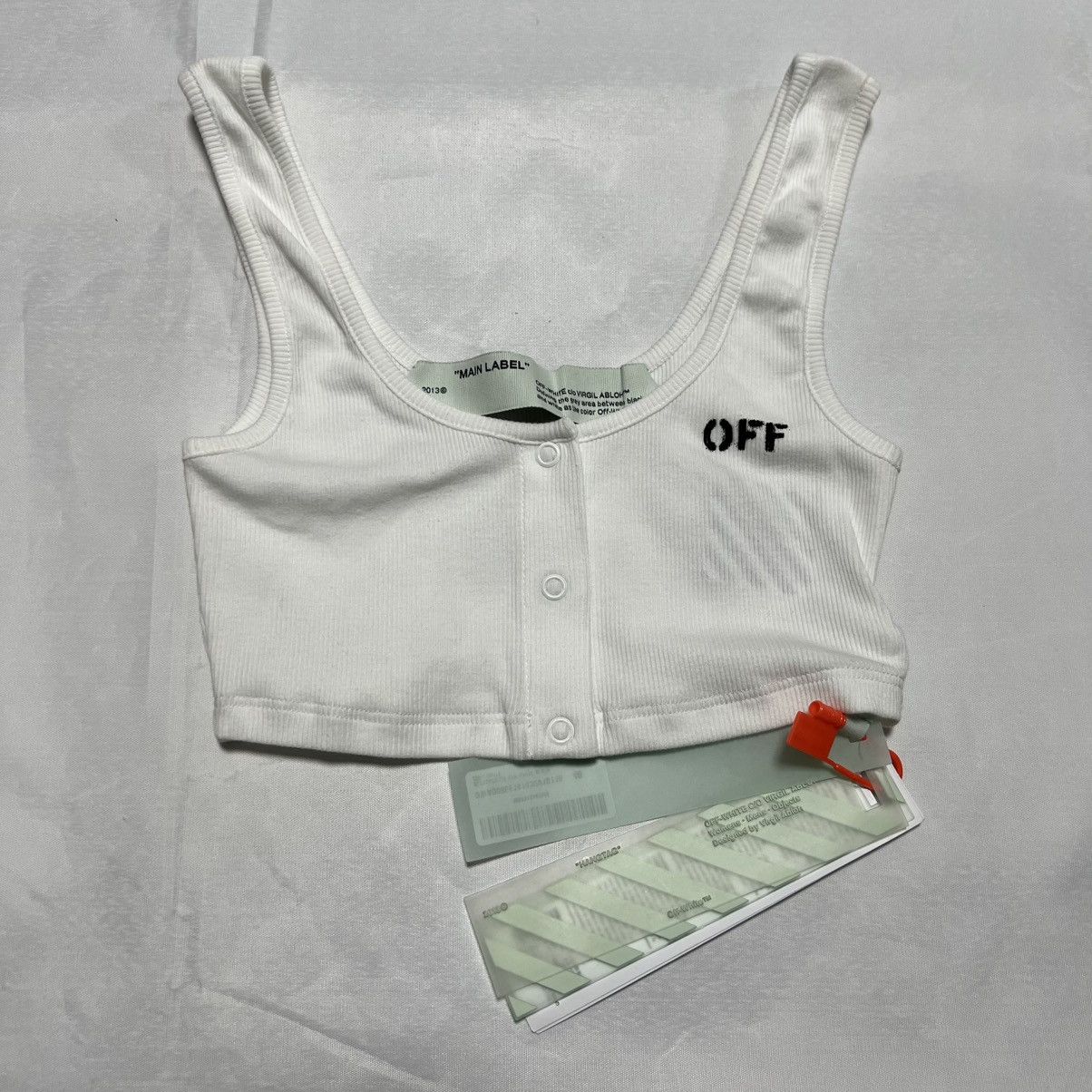 Off-White OFF-WHITE BUTTONED UP TOP Size S / US 4 / IT 40 - 1 Thumbnail