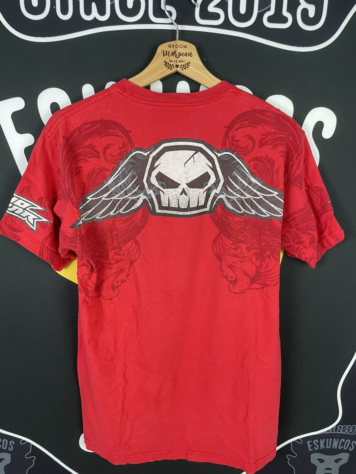 No Fear Vintage No Fear Skull Graphic Red Y2K Double Sided Skater Size US M / EU 48-50 / 2 - 4 Thumbnail