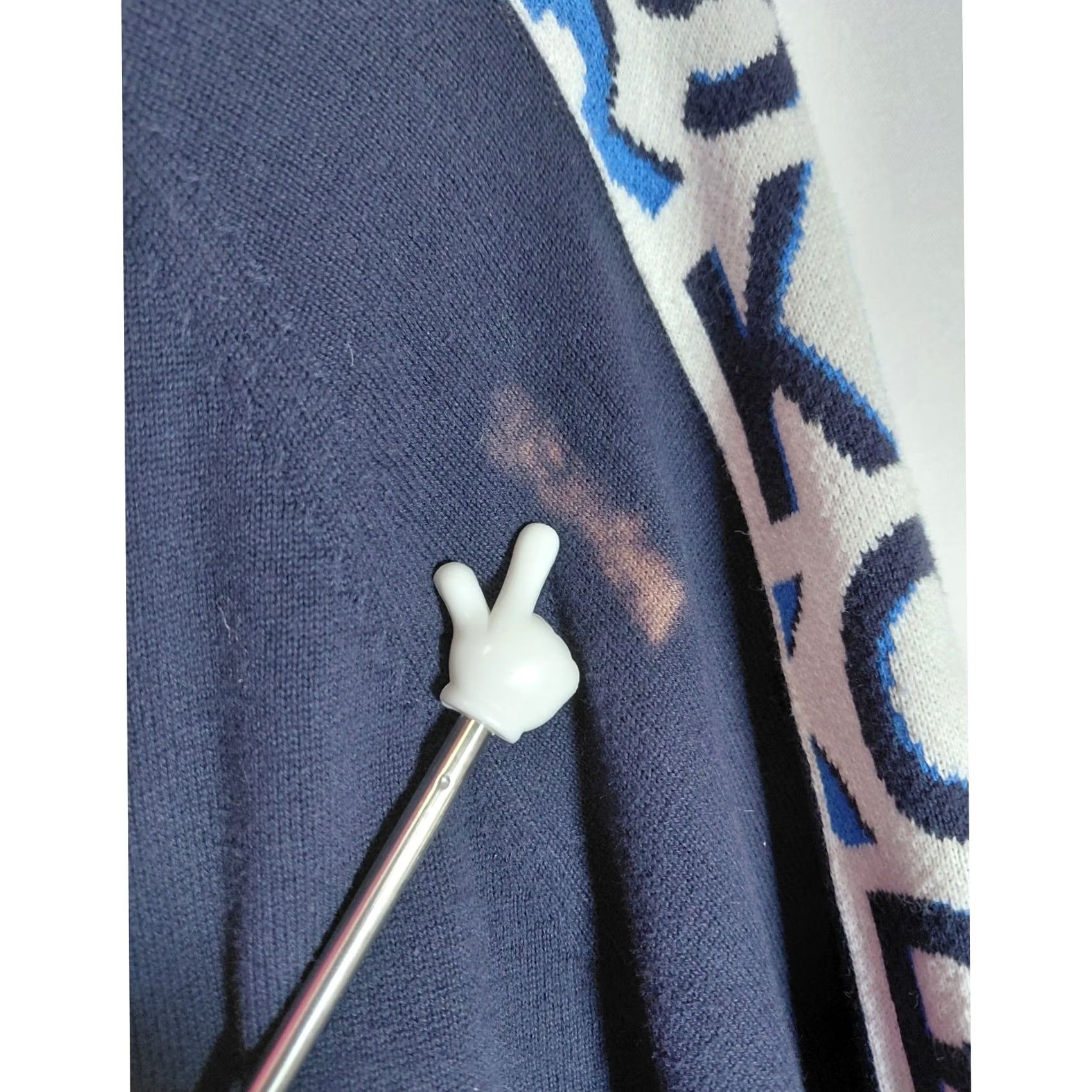 Michael Kors Michael Kors Navy Blue Knit Sweater Women M Crew Neck Long Sleeve Pullover Casual Workwear Knit Solid Navy Blue Content? Size M / US 6-8 / IT 42-44 - 6 Thumbnail